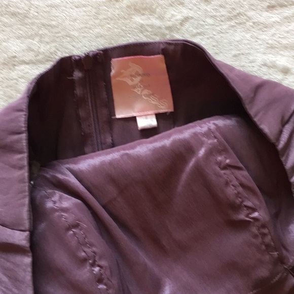 Romeo & Juliet Couture Strapless Cocktail Dress - Picture 3 of 4